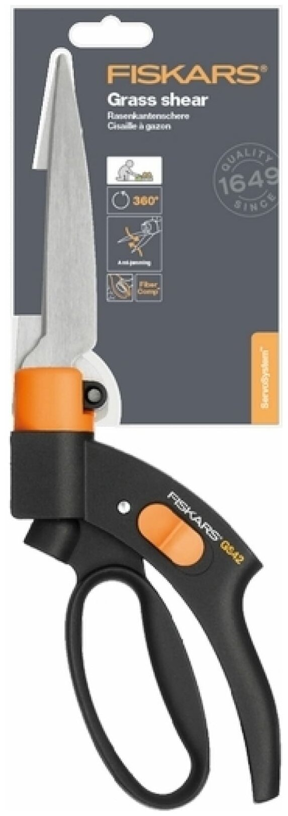 Ножницы для травы Fiskars GS42 1000589 - фотография № 15