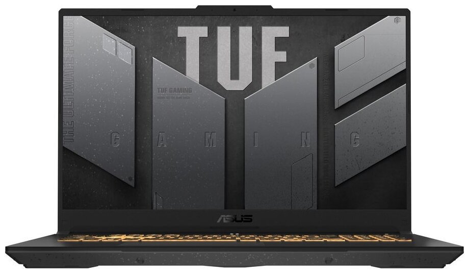 173 Ноутбук ASUS TUF Gaming F17 FX707ZR-HX001W 1920x1080 Intel Core i7-12700H 23 ГГц RAM 16 ГБ DDR5 SSD 1 ТБ NVIDIA GeForce RTX 3070 Windows 11 Home 90NR0B01-M00130 серый
