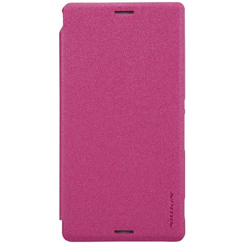 Nillkin Sparkle Leather Case чехол для Sony Xperia M4 Aqua, Red чехол книжка nillkin sparkle case для sony xperia c5 ultra цвет черный