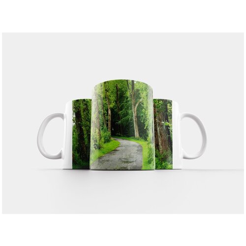 фото Кружка "проспект, обсаженном деревьями проспекте, авеню поплар" 320 мл lotsprints