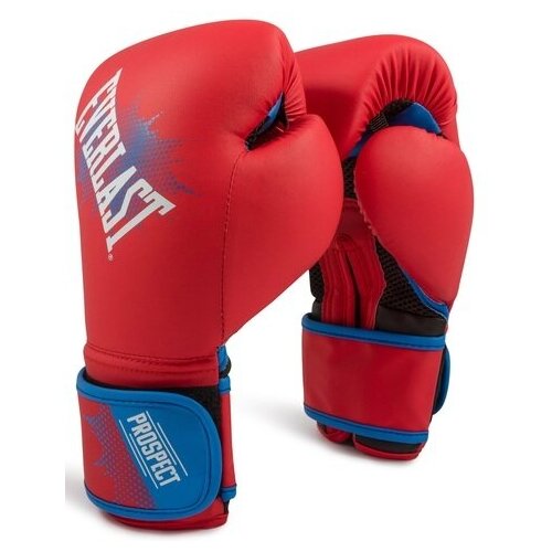 фото Перчатки боксёрские детские everlast prospect pu p00001644 8 унций красный