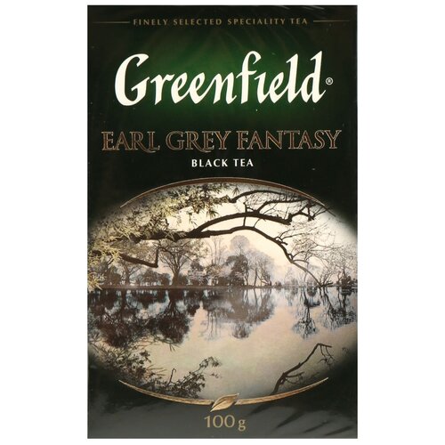 Чай черный листовой Greenfield Earl Grey Fantasy, 100 г