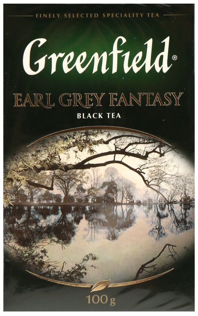 Чай черный листовой Greenfield Earl Grey Fantasy, 100 г - фотография № 1