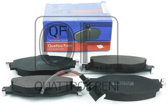 Дисковые тормозные колодки передние Quattro Freni QF85816 для Volkswagen, Skoda, SEAT, Audi (4 шт.)