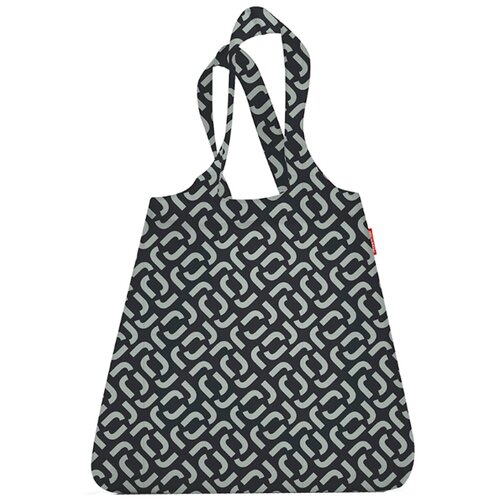 Сумка складная mini maxi shopper signature black