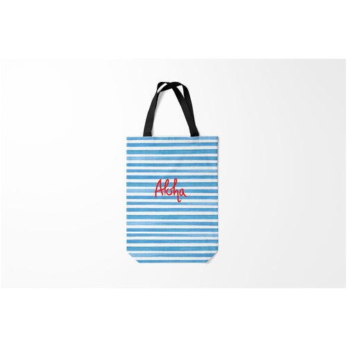 фото Сумка-шоппер / 31х42 см / популярные иллюстрации / лето aloha burnettie