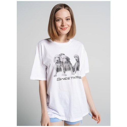 фото Футболка с кор.рукавом твое 81692 размер xs, белый, women