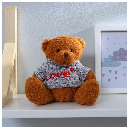 фото Мягкая игрушка «медведь», кофточка с надписью, цвета микс no name