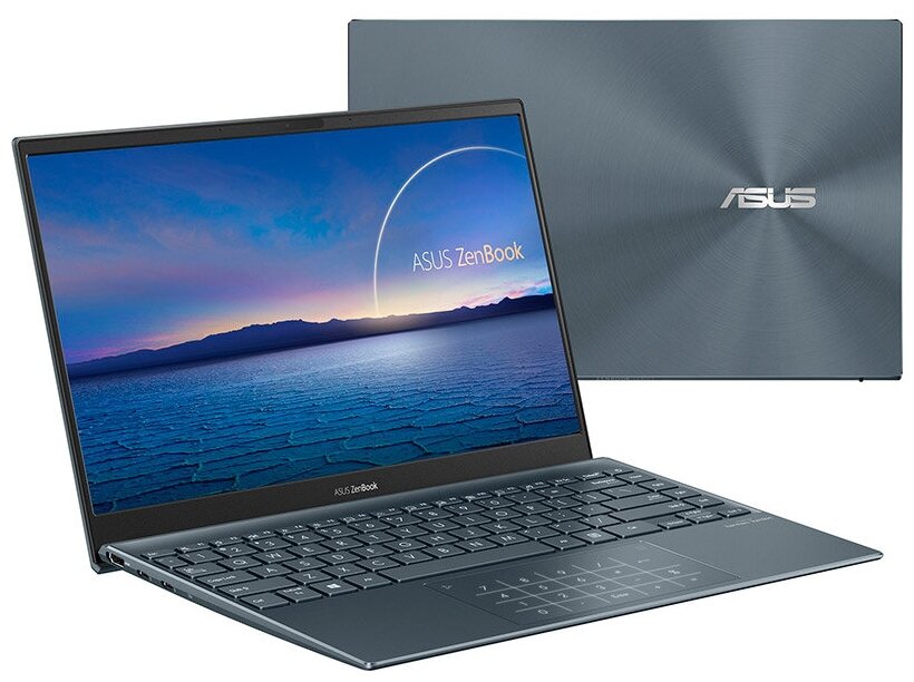 Ноутбук ASUS Zenbook UX325EA-KG235T 90NB0SL1-M06600 Intel Core i5 1135G7 24GHz8192Mb512Gb SSDIntel Iris Xe graphicsWi-FiBluetoothCam1331920x1080Windows 10