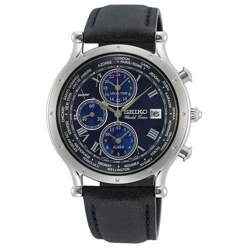 Наручные часы SEIKO Часы Seiko SPL059P1, черный, синий