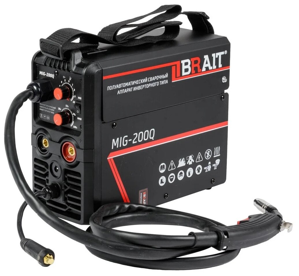 Сварочный аппарат инверторного типа BRAIT MIG-200Q MMA MIG/MAG
