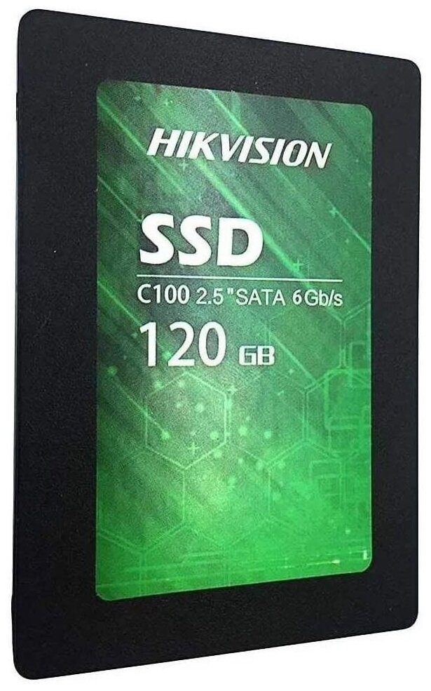 Накопитель SSD 2.5'' HIKVISION C100 120GB SATA 6Gb/s TLC 470/330MB/s IOPS 48K/28K MTBF 2M 7mm - фото №2