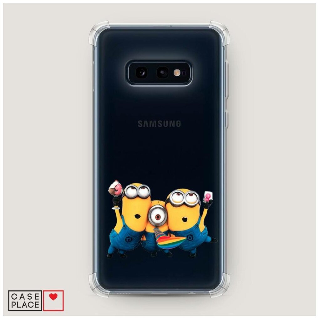 Противоударный силиконовый чехол "С днем рождения!" на Samsung Galaxy S10E / Самсунг Галакси S10E