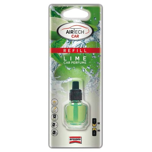 1425 AREXONS Airtech Сar Perfume LIME REFILL. Сменный блок.