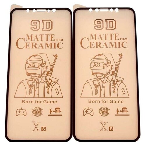 Керамическая защитная пленка матовая для Iphone 13/13 Pro черная