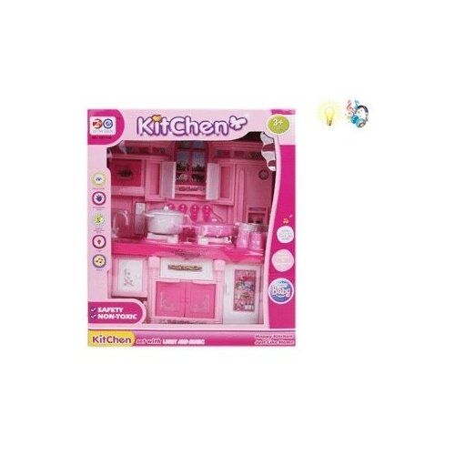 фото Набор кухня с акссесуарами, свет, звук,, арт. 6817-a "импортные товары"(игрушки)