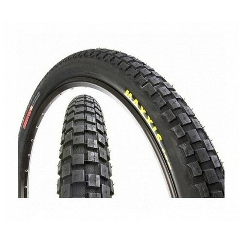 Велопокрышка Maxxis HolyRoller, 20x1 3/8, 60 TPI, wire, 70a, черный, TB20628000 велопокрышка maxxis torch 20x1 1 8 28 451