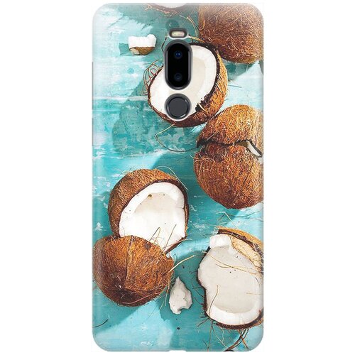 фото Re:pa накладка transparent для meizu note 8 с принтом "кокосы"