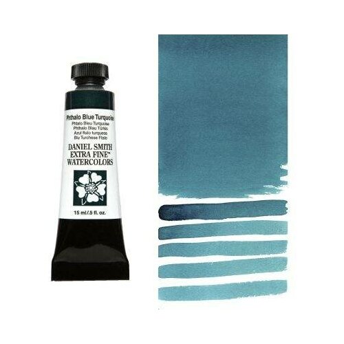Акварель Daniel Smith в тубе 15 мл Бирюзовый ФЦ/Phthalo Blue Turquoise (PB16)