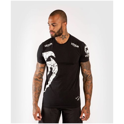 Футболка Venum Giant T-shirt Essentials EU-VENUM-0003, черный XXL