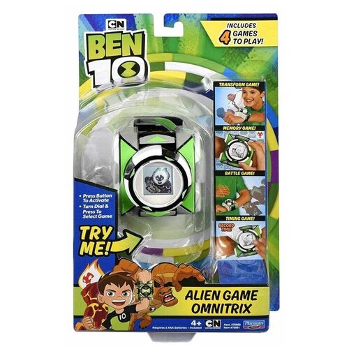 фото Ben playmates игрушка бен 10 (ben 10) - часы игры пришельцев - омнитрикс playmates toys