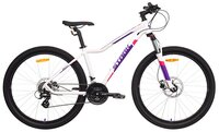 Велосипед STARK Viva 27.2 HD 2021 белый/фиолетовый 14.5"
