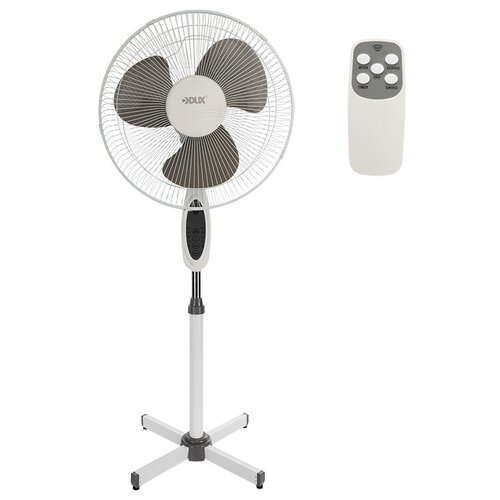 Вентилятор напольный DUX DX-1601R с пультом и таймером 40 Вт 220V цвет белыйсерый 341200₽