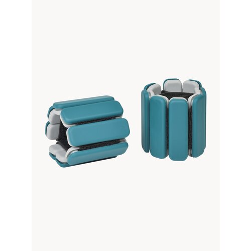 Утяжелители Kama для рук и ног, изумрудный, 0,5 кг, комплект 2 шт.