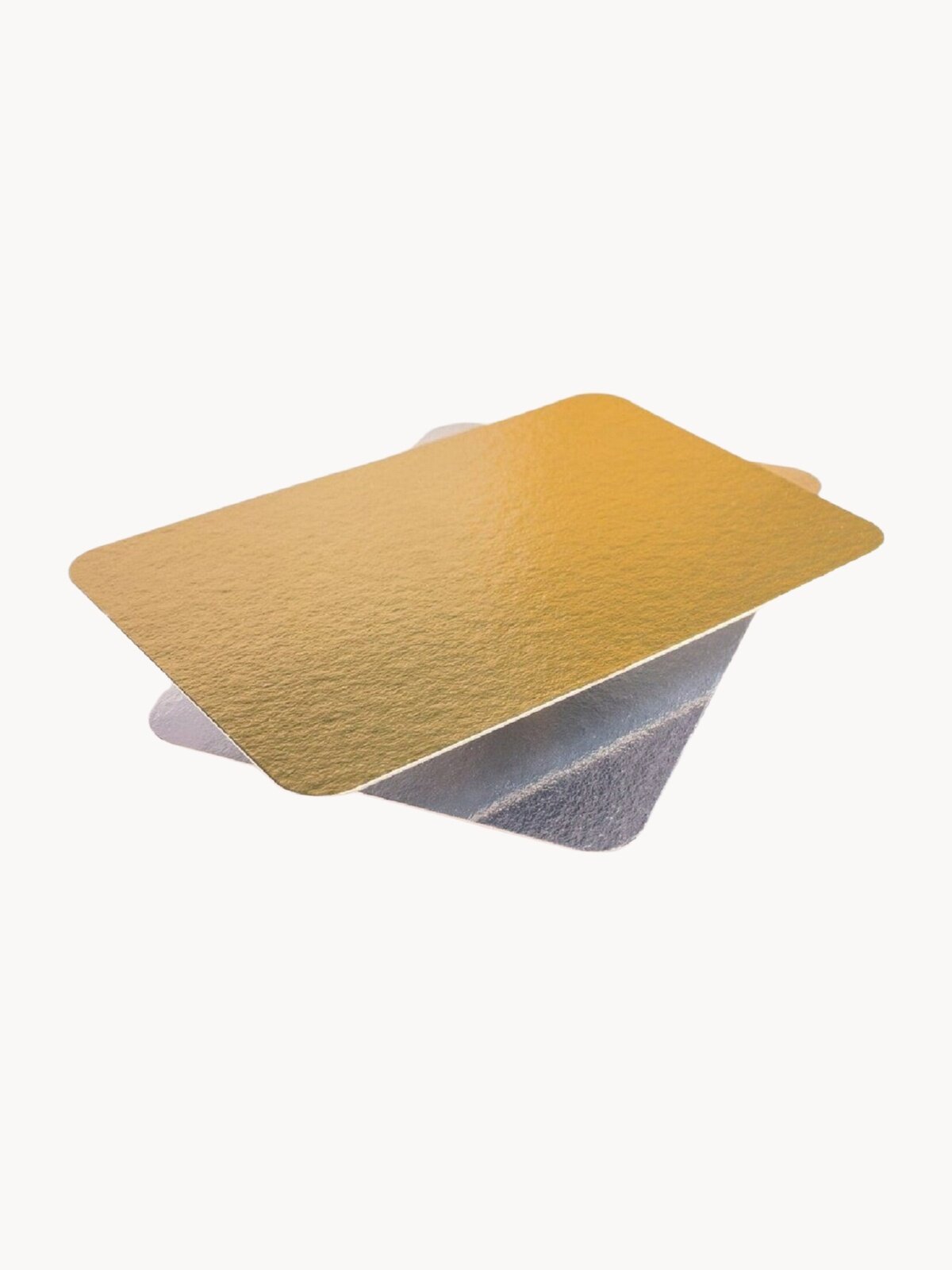 Подложка ламинированная 100*200 мм (золото/серебро) - 10 шт.