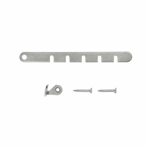 Ограничитель на окно металлический Стандарт алюминиевый металлик 380₽