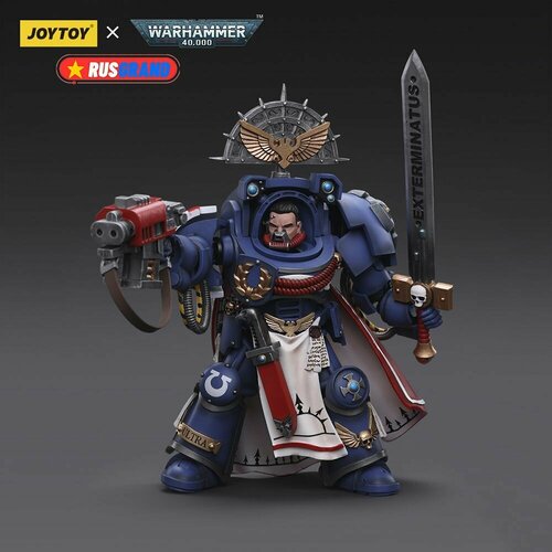 Подвижная фигурка JOYTOY Warhammer 40000 Ultramarines Terminator Captain некрон фигурка warhammer 40000