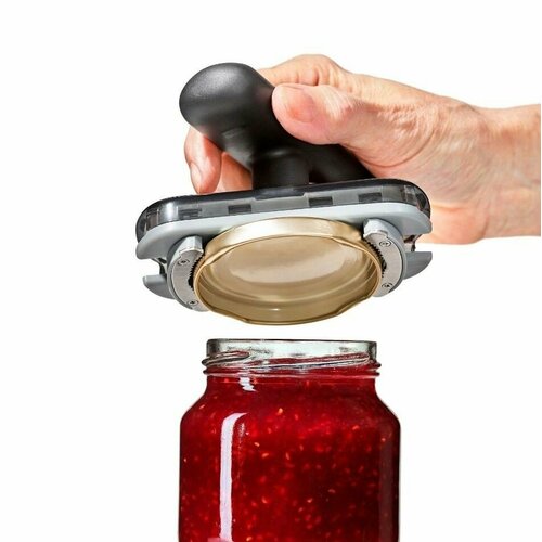 Открывашка ручная для консервных банок/бутылок закатанных. Банка открывалка крышек металлических механическая с ручкой. Loloki