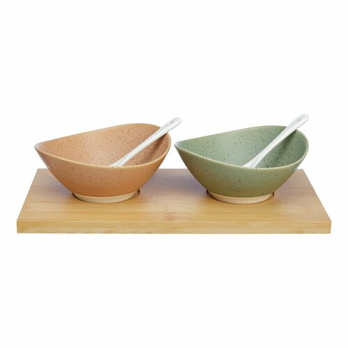 Менажница керамическая соусники на подставке