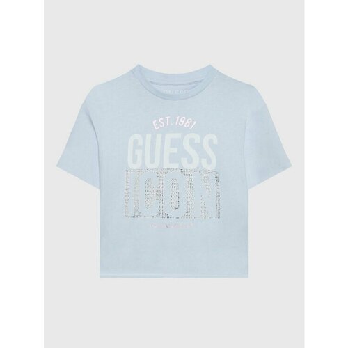 Футболка GUESS, размер 14Y [METY], голубой