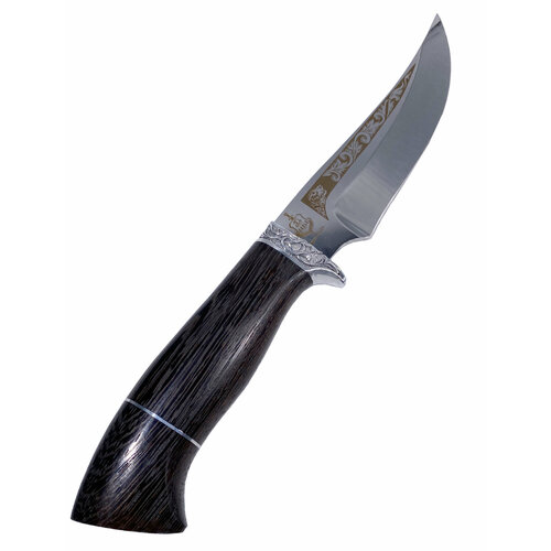 Нож Ладья Охотник-2 НТ-4 Р 65х13 рисунок венге нож ладья охотник 3 нт 5 65х13 венге