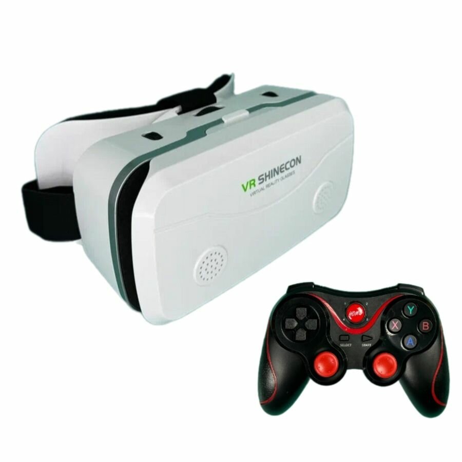 Очки виртуальной реальности для смартфонов с геймпадом VR Shinecon SC-G15