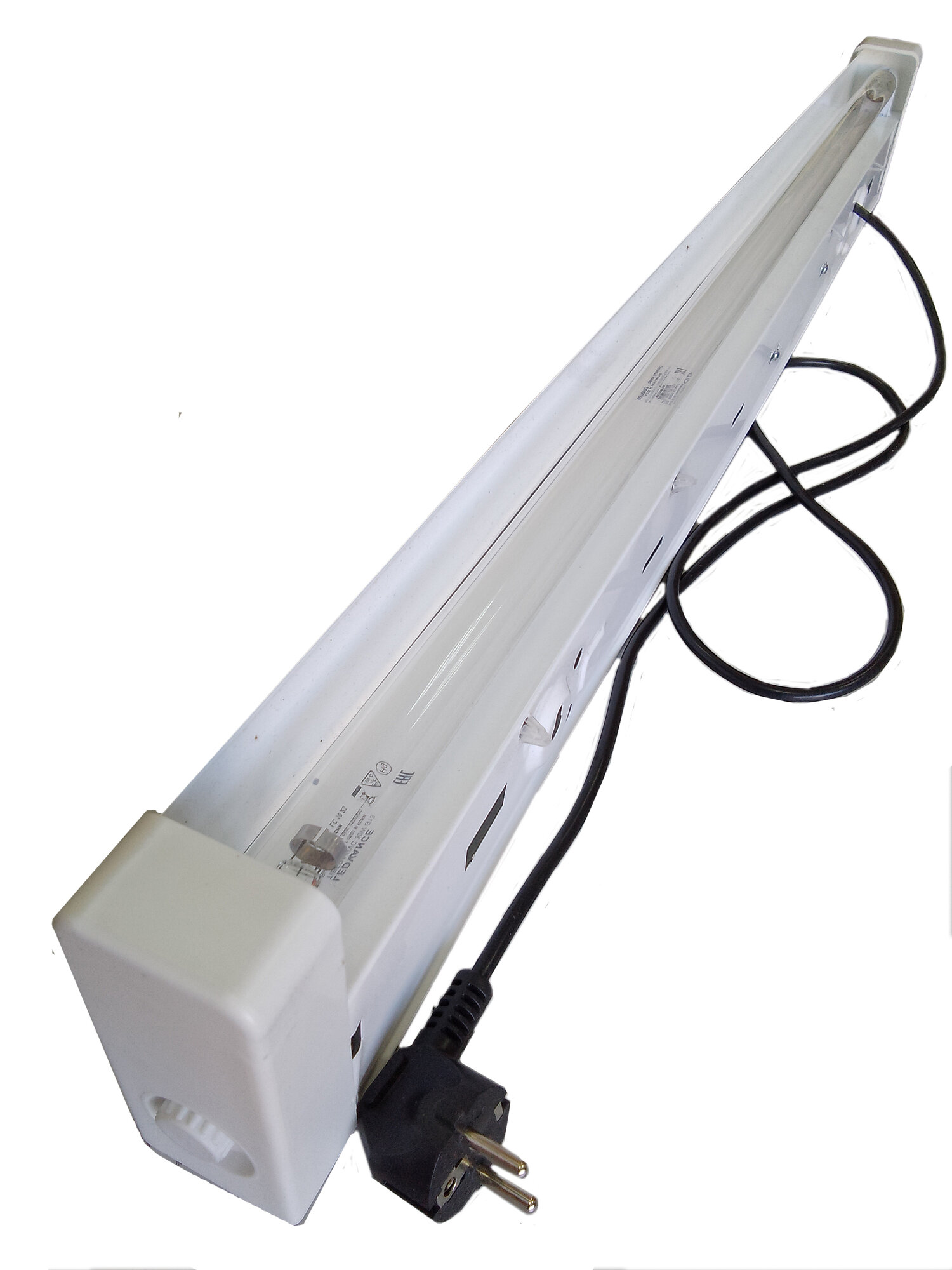 фото Облучатель бактерицидный настенный ОБН-75 Элид Азов (одноламповый) 75 м3/час 99% обеззараживания с регистрационным удостоверением Росздравнадзора (РУ)