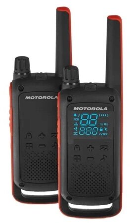 Портативная радиостанция Motorola T82 (2 шт) черный