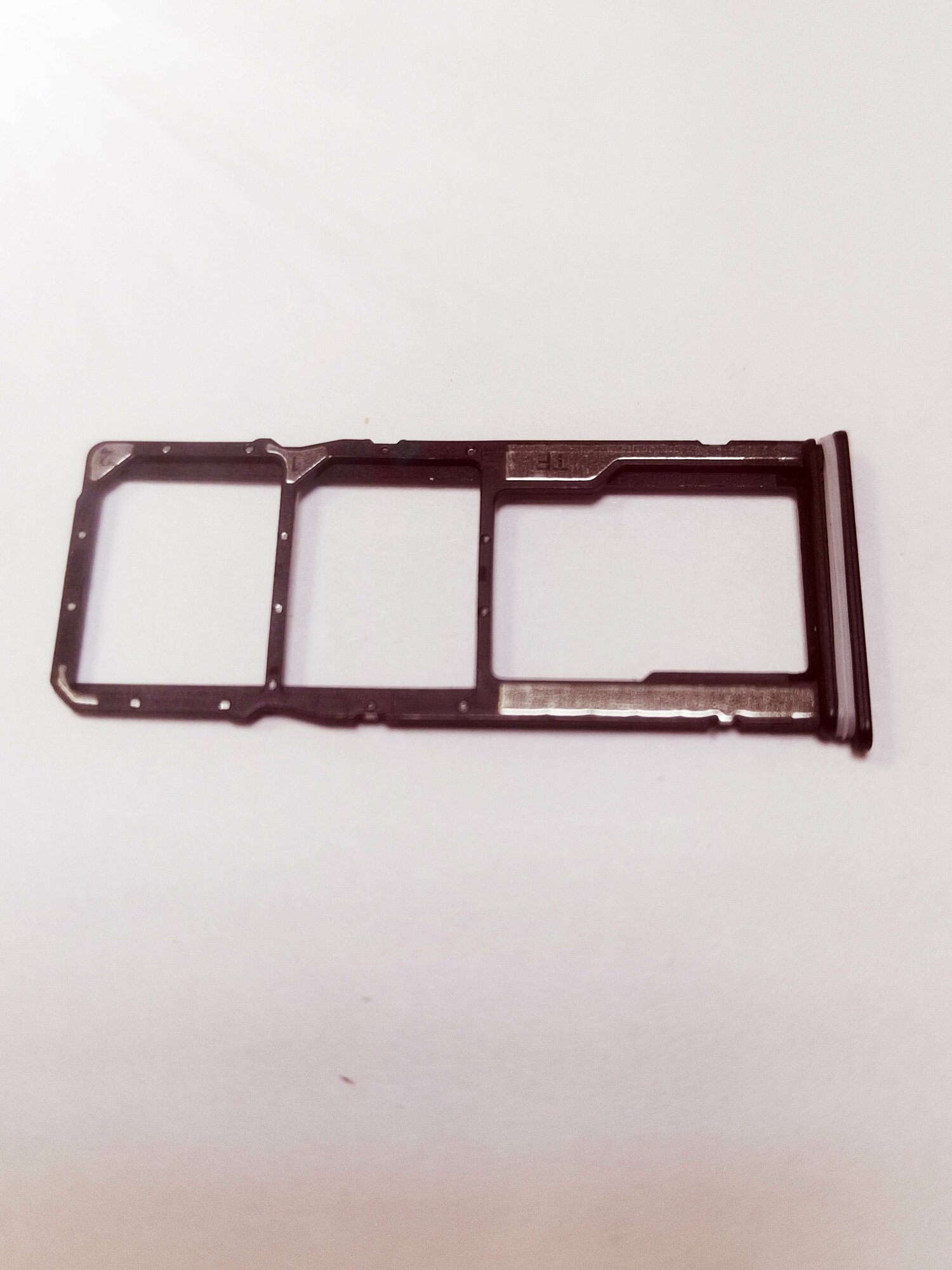 Сим лоток xiaomi redmi 9a, redmi 9c черный — фото 1