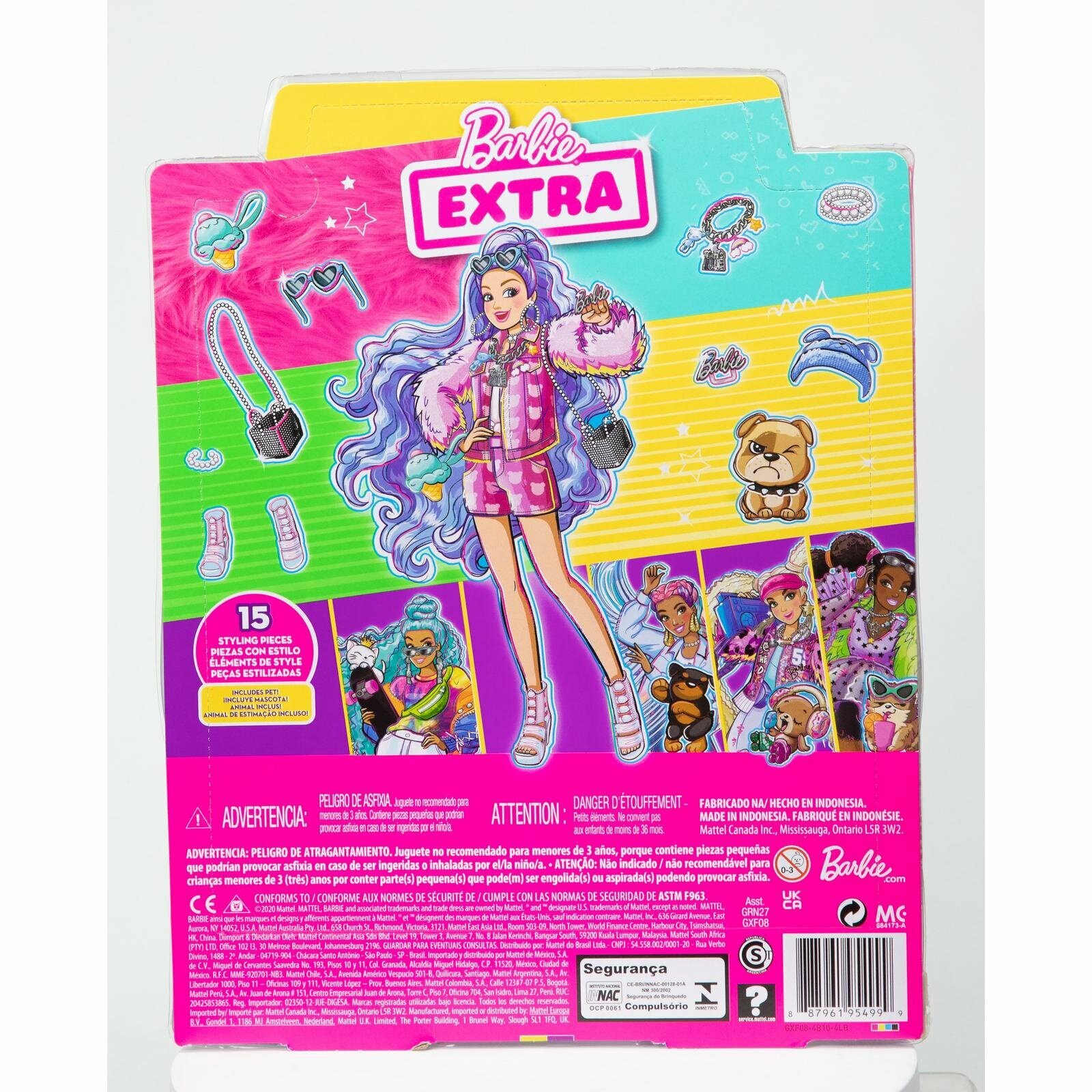 Barbie Кукла Экстра Милли с сиреневыми волосами - фото №17