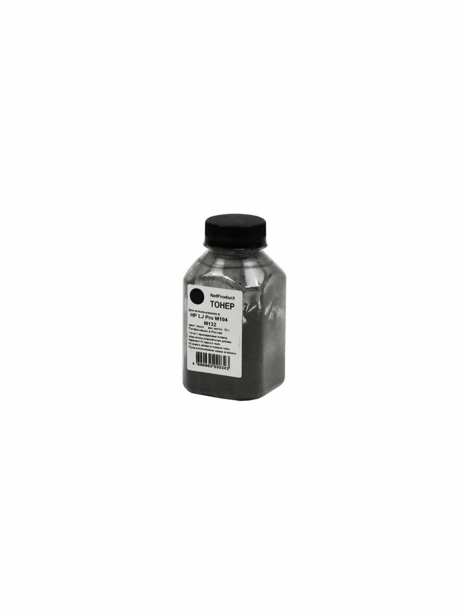 Тонер NetProduct, для лазерных принтеров, для HP LaserJet Pro, 70г