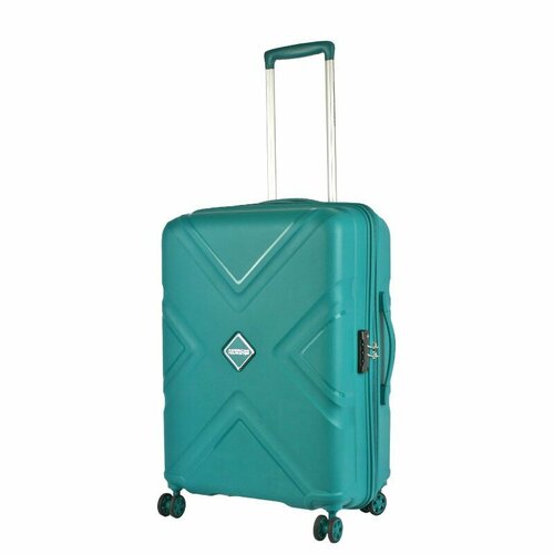 Чемодан American Tourister, 73 л, размер M, зеленый