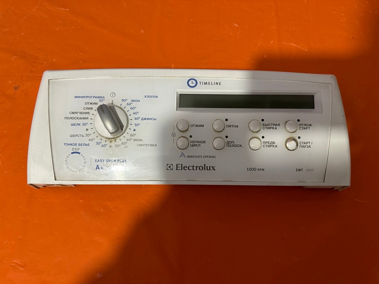 Плата индикации стиральной машины Electrolux EWT 1037