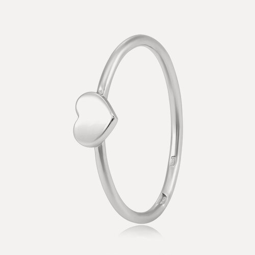 Изображение товара Кольцо тонкое, серебро, 925 проба, родирование