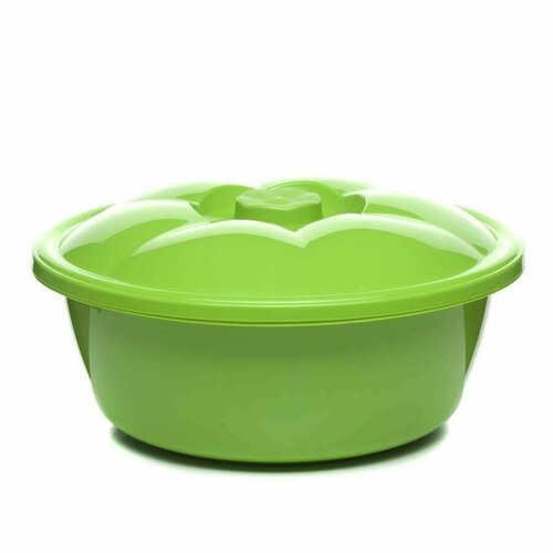 Таз круглый с крышкой 7 л цвет в ассортименте 549₽