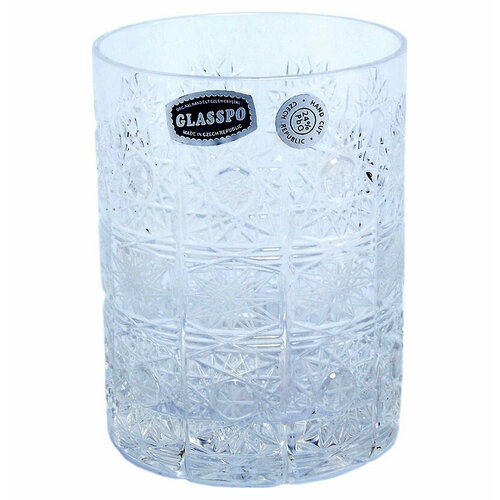 Стаканы для виски 300 мл 6 шт Glasspo Хрусталь резной 011428 13426₽