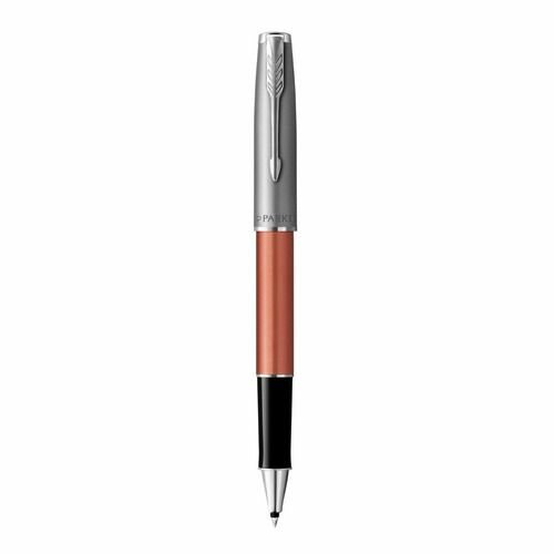 Ручка-роллер Sand Blasted Orange SB CT, черная PARKER - фото №14