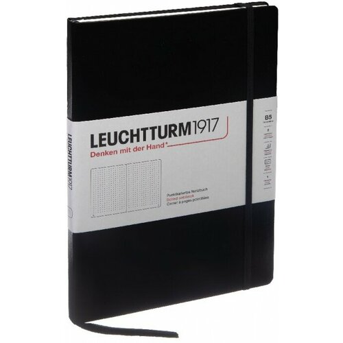 Leuchtturm 366184 Блокнот leuchtturm composition b5 80 гм2 218 стр в точку твердая обложка черный 3389₽