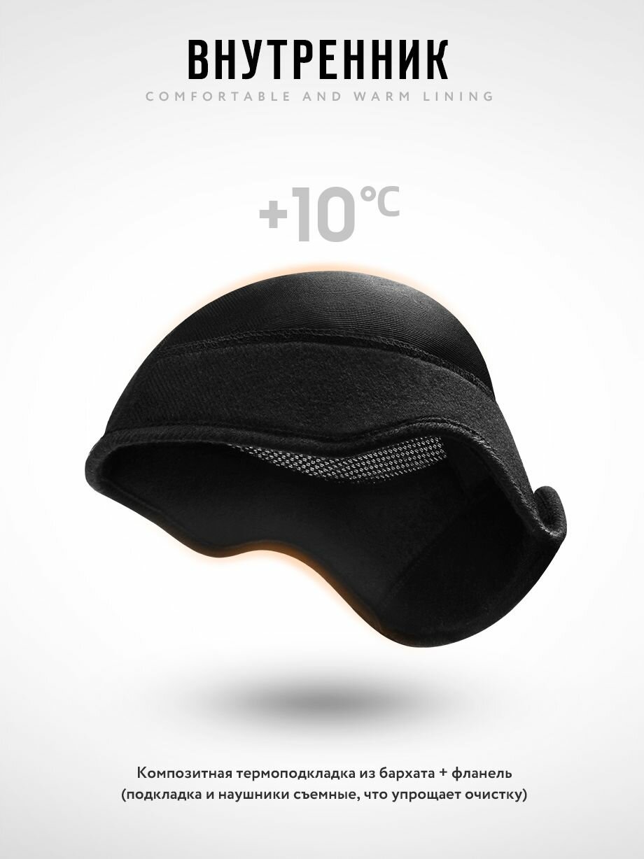 Шлем PRIME - COOL-C2 VISOR Black (Unisex) - фото №11