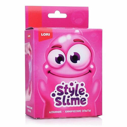 Набор для создания слайма LORI Style Slime Розовый, в коробке (Оп-097) игровой набор для создания слайма 1 шт poopsie slime surprise make up